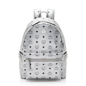MCM Visetos Side Studs Stark Medium Backpack